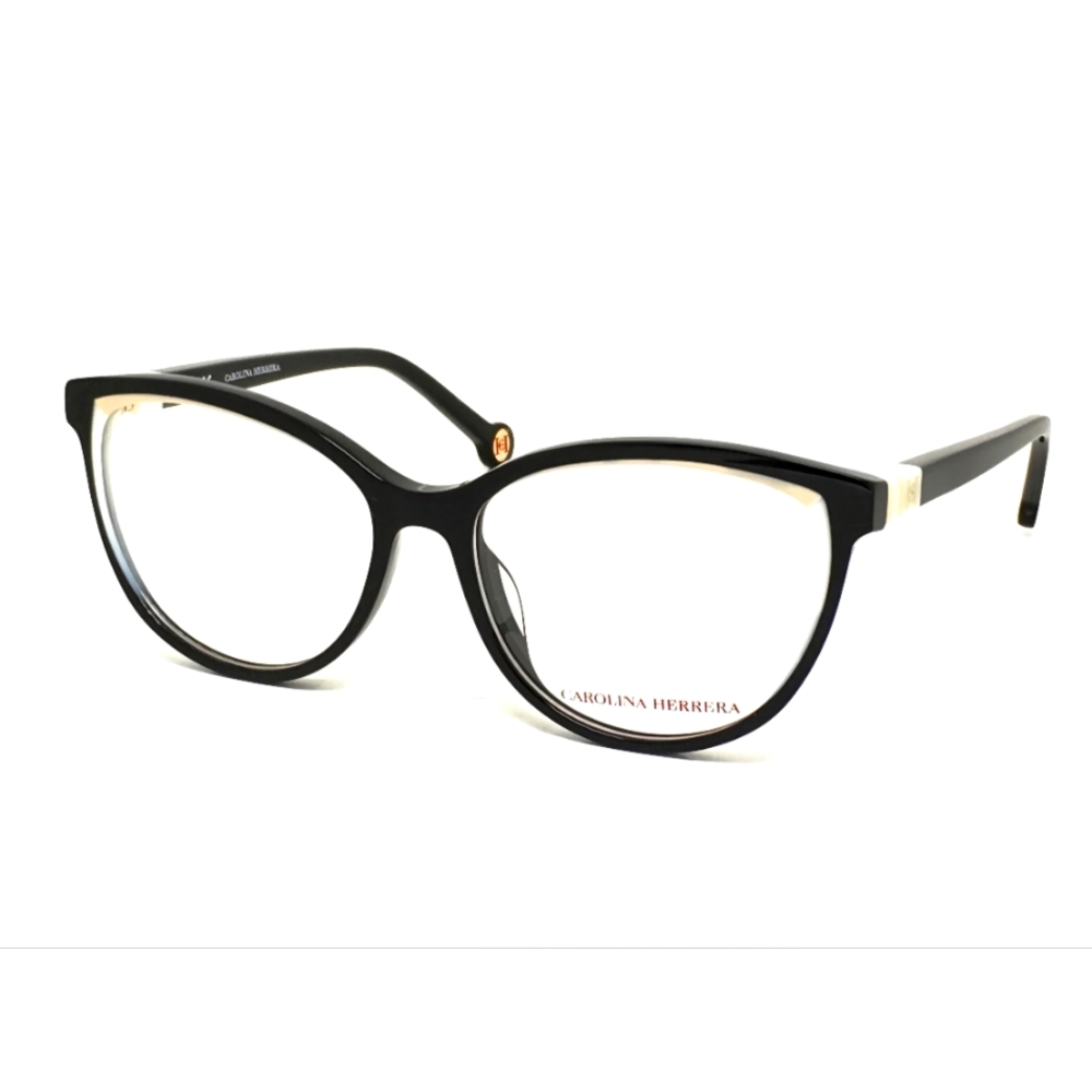 Carolina Herrera Cateye EYEGLASSES FRAMES Black VHE 900K/876V 53-15-135